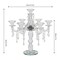 Crystal Candelabra Candlestick 7-arm Candle Holder Wedding Birthday Party Gift
